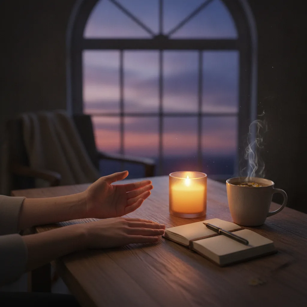 Evening wind-down ritual